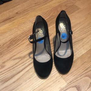 Black Mary Jane heels